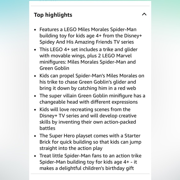 LEGO Marvel Spider-Man Miles Morales: 10781, Spidey & His Amazing Friends Series - Picture 8 of 9